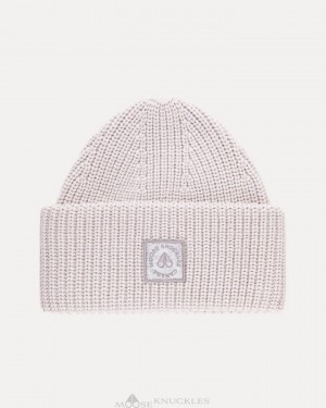Men Moose Knuckles Neige Beanie Baseball caps Willow Grey | IA9283406